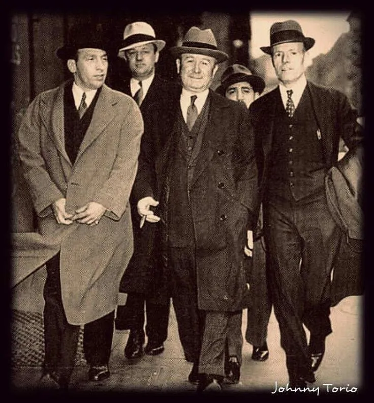 Johnny Torio and other members of The Chicago Outfit, post 1920.