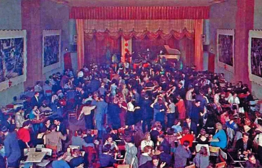 Dance party at the Jimmy Menutis Club, circa 1960